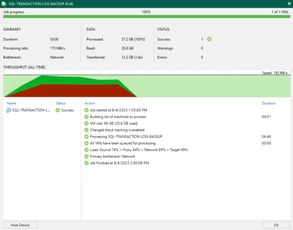Veeam ile MSSQL Transaction Log Backup Nasıl Alınır ve Nasıl Restore ...